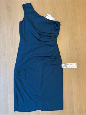 NWT Dress the Population Martine One-Shoulder Dress size XL